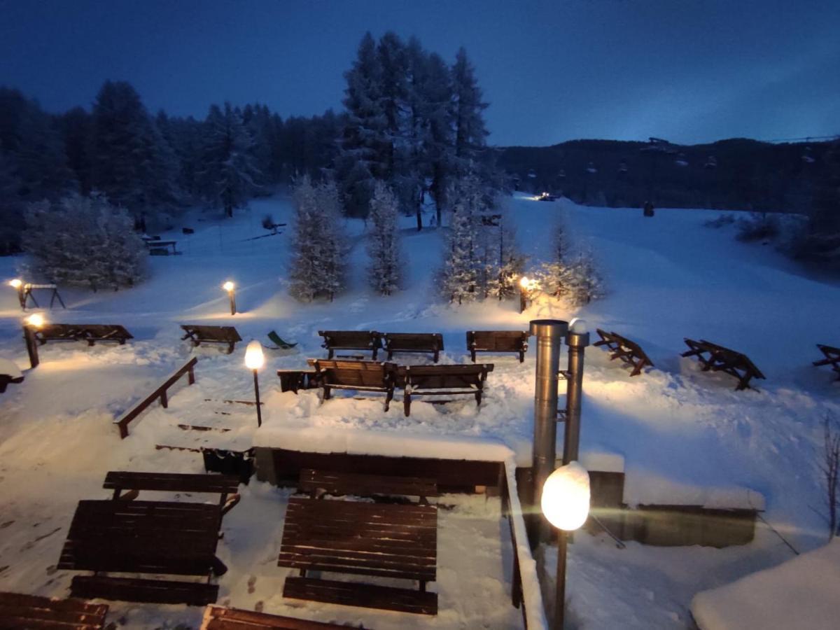 Restaurant Hotel Chalet Del Sole Oulx Dış mekan fotoğraf