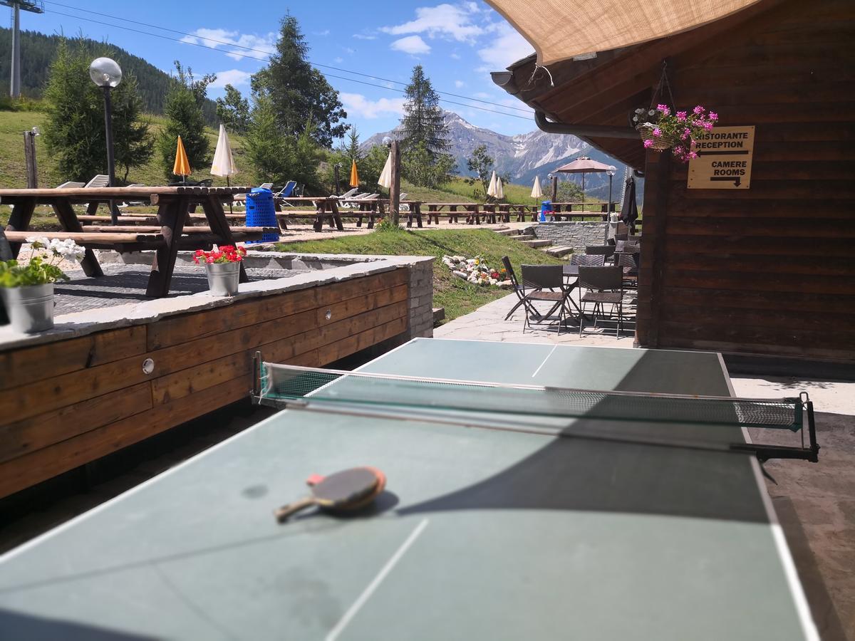 Restaurant Hotel Chalet Del Sole Oulx Dış mekan fotoğraf